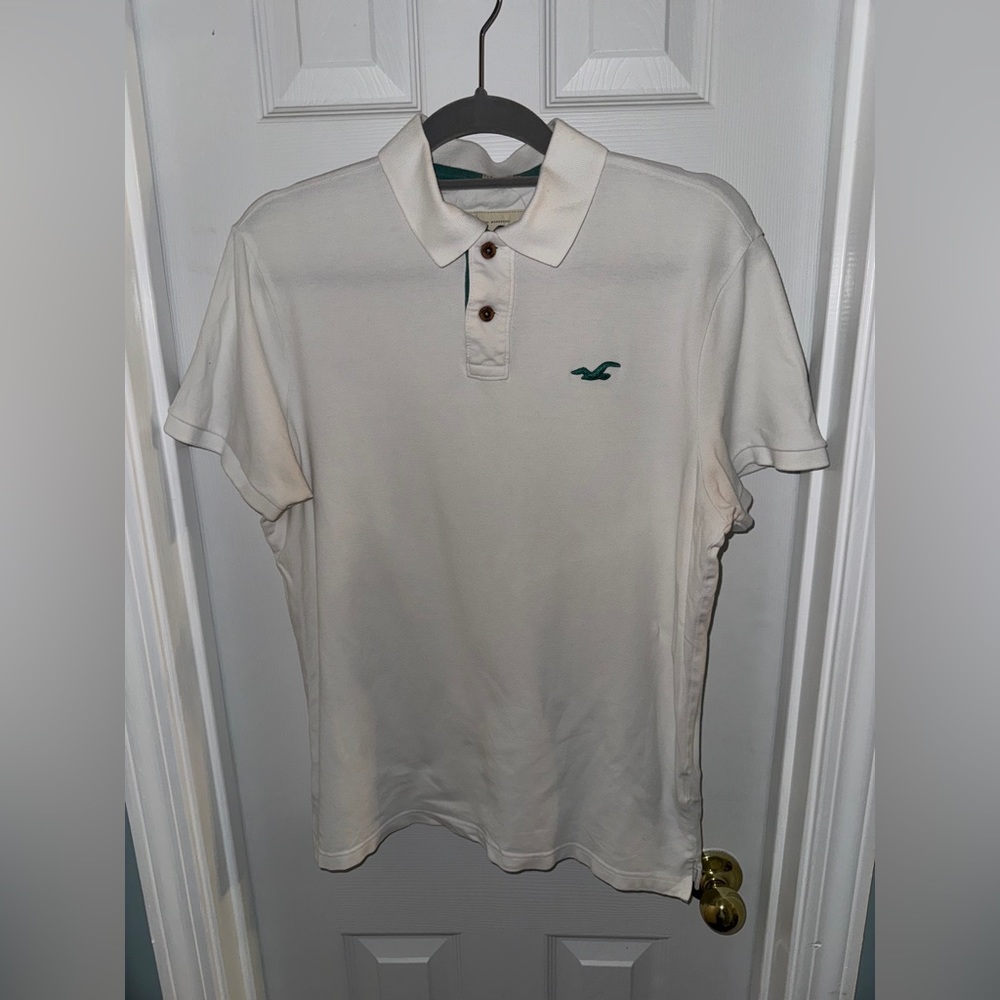 White Hollister Polo